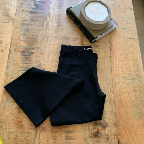 Betabrand Black Bootcut Classic Dress Yoga Casual Pant Size Medium Petite - Picture 15 of 16